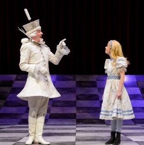 Andrew MacDonald-Smith and Ellie Heath in Alice Through The Looking-Glass at the Citadel. Photo by Ian Jackson, Epic Photography.