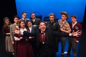 Ron Pederson and the cast of For The Love of Cynthia at Teatro La Quindicina.