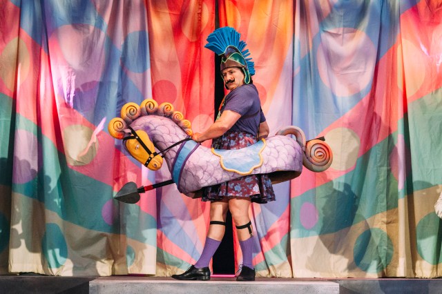 Sheldon Elter in Love's Labour's Lost, at Freewill Shakespeare Festival.