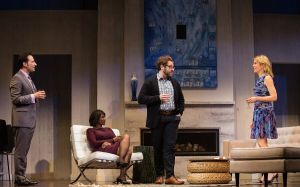 Karen Glave and Michael Rubenfeld in Disgraced, Hope and Hell Theatre production at the Citadel. Photo supplied.