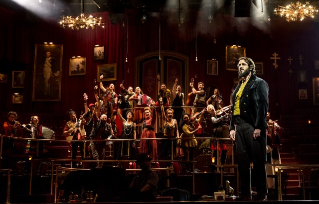 Josh Groban and the cast of Natasha, Pierre and the Great Comet of 1812. Photo by Chad Batka